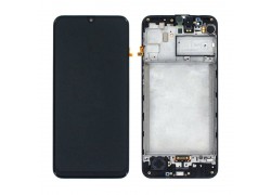 Дисплей для Samsung M315F Galaxy M31 Black в сборе с тачскрином + рамка (переклейка)