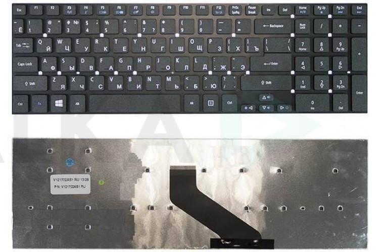 Клавиатура для ноутбука Acer Aspire 5830T (черная)