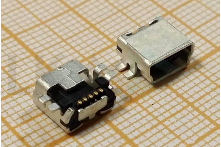 miniUSB 2.0 разъем для планшета USB-MU-005-19 (5pin)  на плату