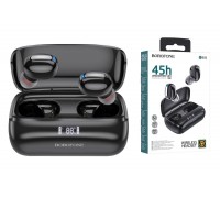 Наушники вакуумные беспроводные BOROFONE BE55 Perfect wireless BT headset Bluetooth (черный)