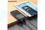 Универсальный дополнительный аккумулятор Power Bank BOROFONE BJ17 Oceanic digital (10000 mAh) (черный)