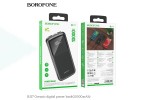 Универсальный дополнительный аккумулятор Power Bank BOROFONE BJ17 Oceanic digital (10000 mAh) (черный)