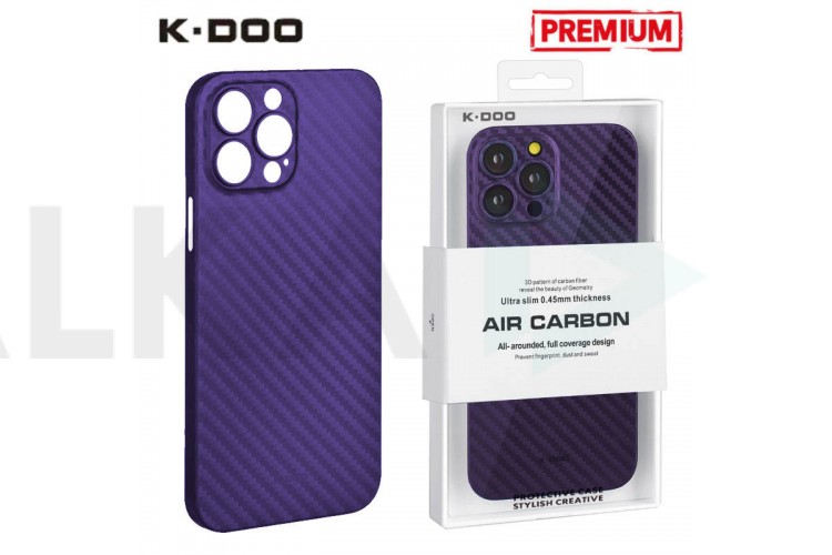 Чехол для телефона K-DOO AIR CARBON iPhone 14 PRO MAX (фиолетовый)