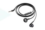 Наушники вакуумные проводные HOCO M115 Sagacious universal earphones with microphone (черный)