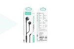 Наушники вакуумные проводные HOCO M115 Sagacious universal earphones with microphone (черный)