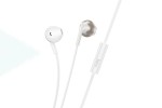 Наушники вакуумные проводные HOCO M115 Sagacious universal earphones with microphone штекер Lightning (белый)