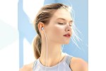 Наушники вакуумные проводные HOCO M116 Benevolent universal digital earphones with microphone штекер Lightning (белый)