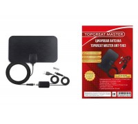 Антенна ТВ комнатная с усилителем TOPGREAT MASTER ANT-TV03