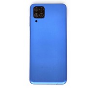 Задняя крышка для Samsung M127F Galaxy M12 + стекло камеры (синий)