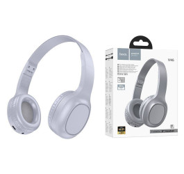 Наушники мониторные беспроводные HOCO W46 wireless headphones Bluetooth (светло синий)