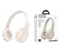 Наушники мониторные беспроводные HOCO W46 wireless headphones Bluetooth (цвет топленое молоко)