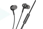 Наушники вакуумные проводные BOROFONE BM87 Element metal (черный)