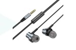 Наушники вакуумные проводные BOROFONE BM87 Element metal (серый)