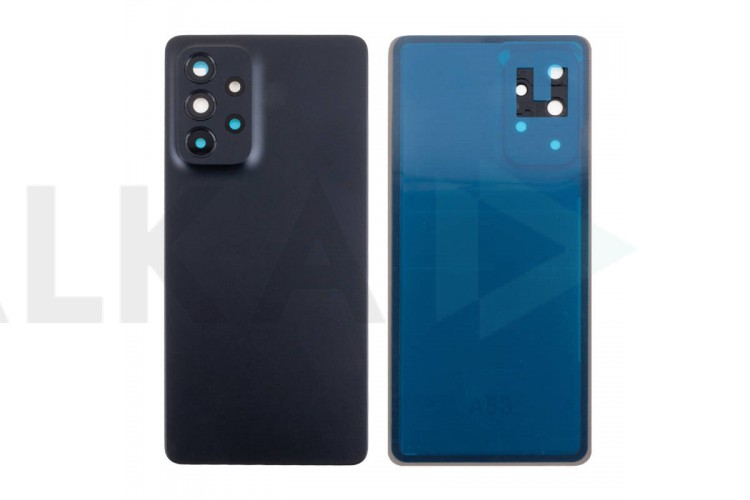 Задняя крышка для Samsung A536B Galaxy A53 5G + стекло камеры (черный) HQ