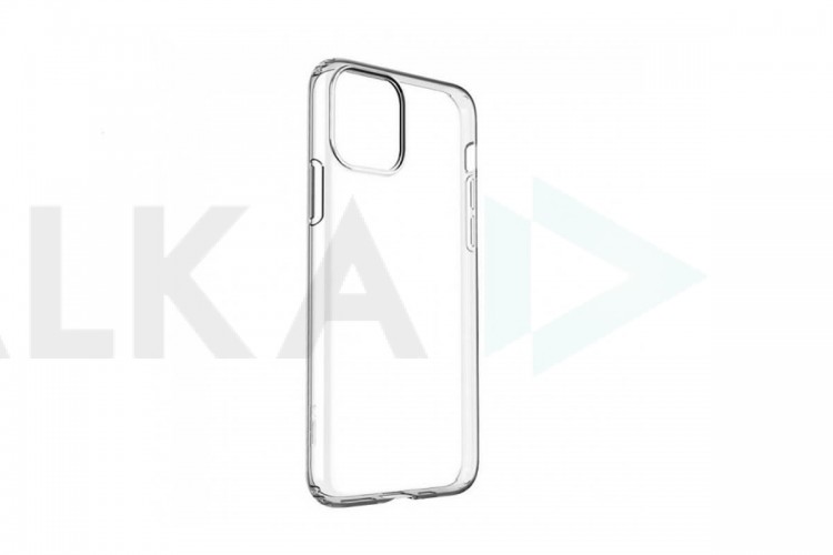 Чехол силиконовый iPhone 11 Pro Max (6.5) тонкий (0.3 mm) (прозрачный)