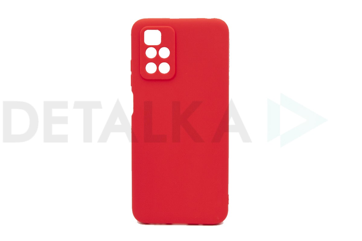 Чехол для Xiaomi Redmi 10 тонкий (красный) в Детальке купить,