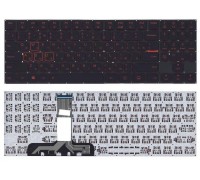 Клавиатура для ноутбука Lenovo Legion Y520 черная без рамки