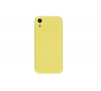 Чехол для iPhone XR с отверстием под камеры (желтый)