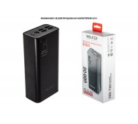 Универсальный дополнительный аккумулятор Power Bank Walker WB-730, 30000 mAh, 3A вх/вых, USBx4, microUSB, Type-C, QC 3.0+PD, черное (У)