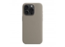 Чехол для iPhone 15 (6,1) Soft Touch (серый) MagSafe