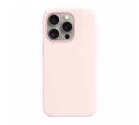 Чехол для iPhone 15 (6,1) Soft Touch MagSafe Light Pink ( светло розовый) 