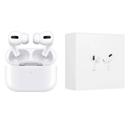 Наушники вакуумные беспроводные AirPods PRO (copy orig) (белый) PREMIUM шумопод.