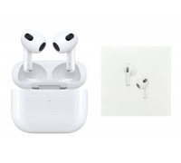 Наушники вакуумные беспроводные AirPods 3 (copy orig) (белый) (л) белая уп.