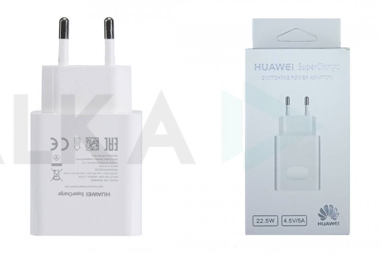 Сетевое зарядное устройство USB Huawei Super Charge 22.5W (or.)