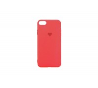 Чехол для iPhone 6/6S Soft Touch с логотипом "Сердце" (ярко-красный)