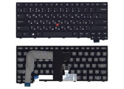 Клавиатура для ноутбука Lenovo Thinkpad T460S черная без подсветки