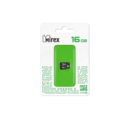 Карта памяти microSDHC MIREX 16 GB UHS-I U1 (class 10) без адаптера (13612-MCSUHS16 )