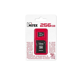 Карта памяти microSDХC MIREX 256 GB UHS-I U3 (class 10) с адаптером (13613-AD3UH256)