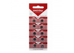 Батарейка часовая Smartbuy AG11-10B цена за блистер 10 шт (SBBB-AG11-10B)