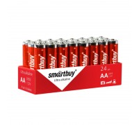 Батарейка алкалиновая Smartbuy LR6/AA 24S box в пленке цена за упаковку 24 шт (SBBA-2A24S)