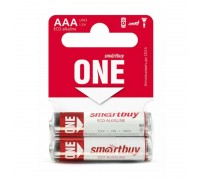 Батарейка алкалиновая Smartbuy ONE LR03/AAA 2SB лента цена за упаковку 2 шт (SOBA-3A02SB-Eco) 