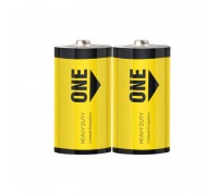 Батарейка солевая Smartbuy ONE R20/2S в пленке цена за упаковку 2 шт (SOBZ-D02S-Eco)
