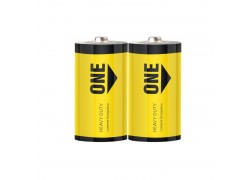 Батарейка солевая Smartbuy ONE R20/2S в пленке цена за упаковку 2 шт (SOBZ-D02S-Eco)