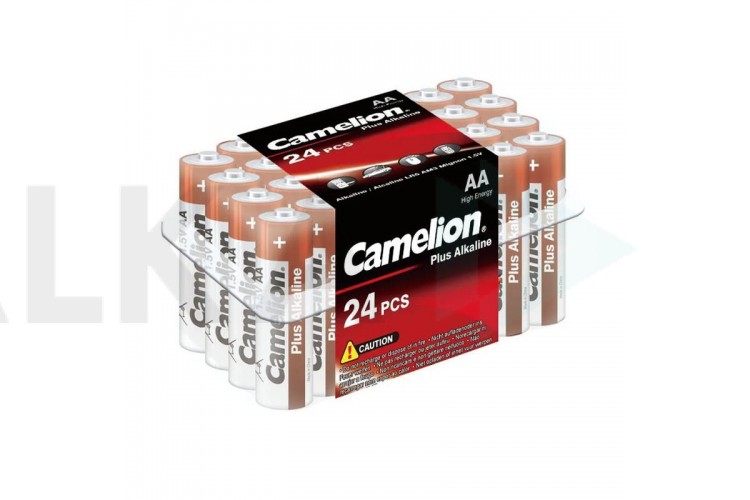 Батарейка алкалиновая Camelion LR6 AA /24BOX Plus Alkaline (цена за бокс 24 шт)