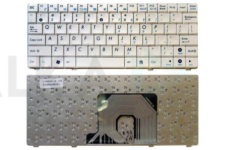 Клавиатура для ноутбука Asus EeePC 900HA белая