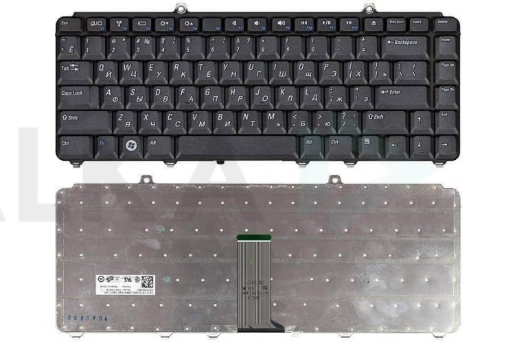 Клавиатура для ноутбука Dell Inspiron 1420 черная