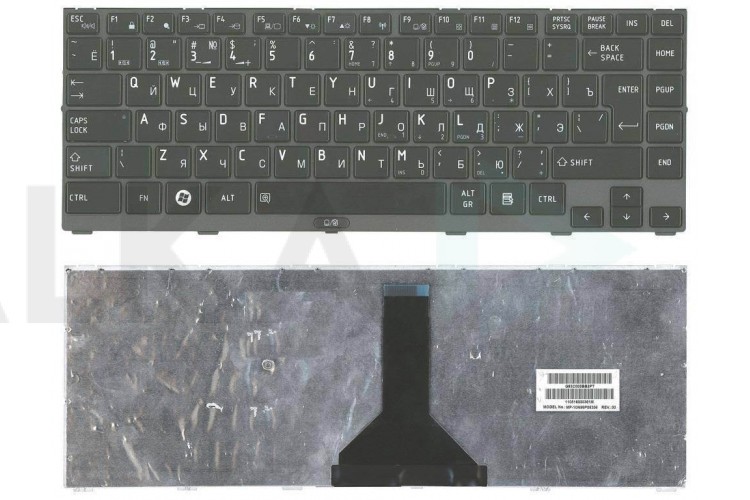 Клавиатура для ноутбука Toshiba Tecra R845 черная