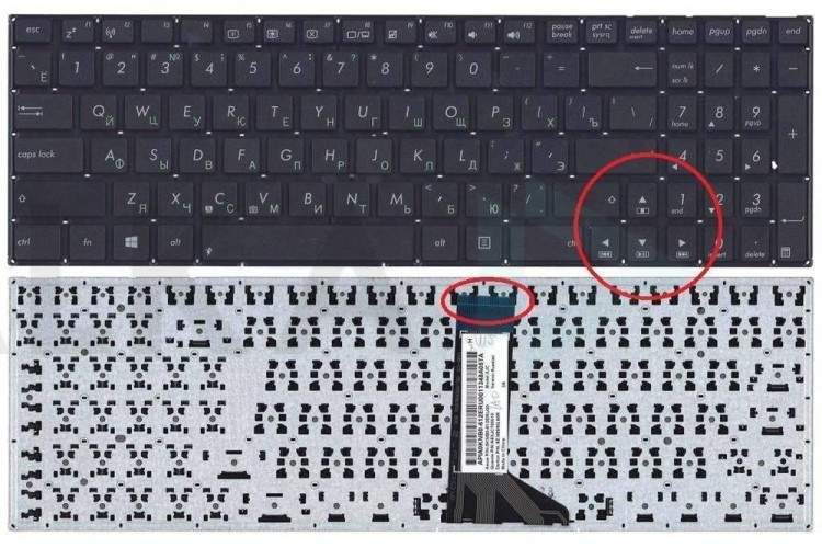 Клавиатура для ноутбука Asus X551CA