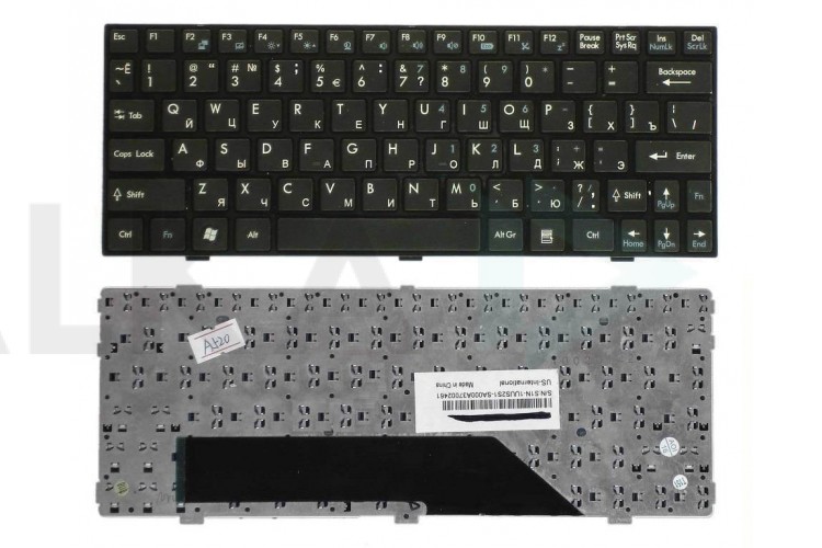 Клавиатура для ноутбука MSI U135