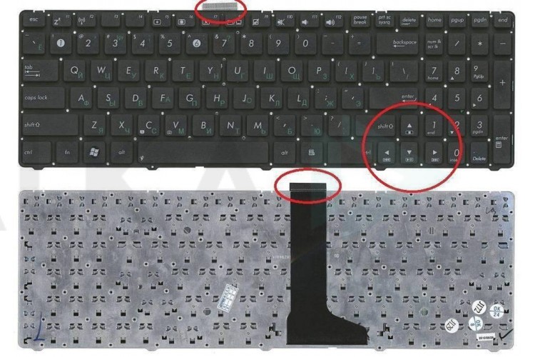 Клавиатура для ноутбука Asus U52