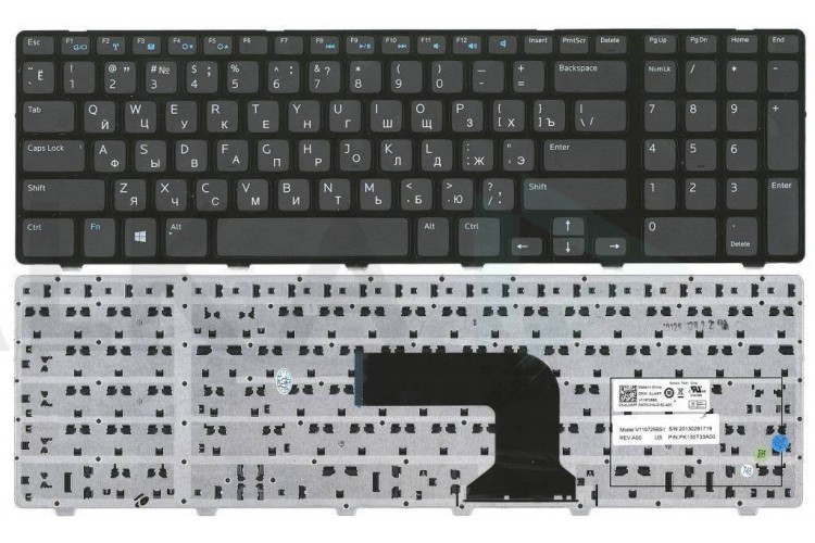 Клавиатура для ноутбука Dell Inspiron 3721
