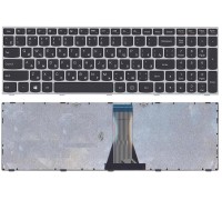 Клавиатура для ноутбука Lenovo IdeaPad G50-30 серая рамка