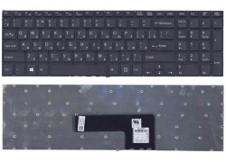 Клавиатура для ноутбука Sony Vaio SVF15 черная без рамки