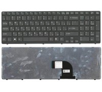 Клавиатура для ноутбука Sony Vaio SVE15 черная с рамкой