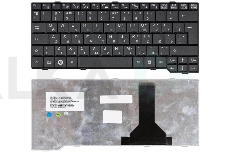 Клавиатура для ноутбука Fujitsu-Siemens Amilo Sa3650 черная