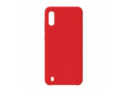 Чехол для Samsung A01/M01 тонкий (красный)